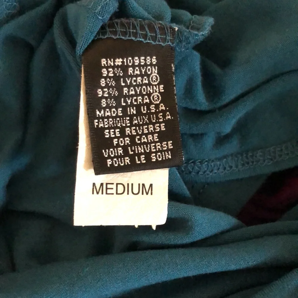 Blue green wrap you can wear 10 different ways size medium